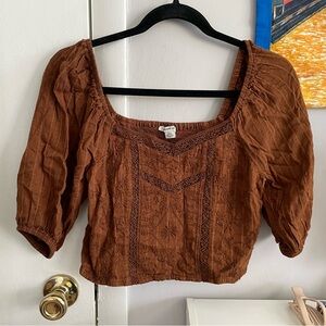 American Eagle bohemian crop top